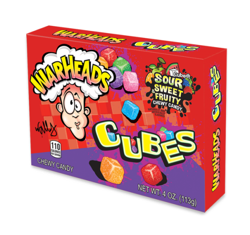 Warheads Sour Chewy Cubes 113G